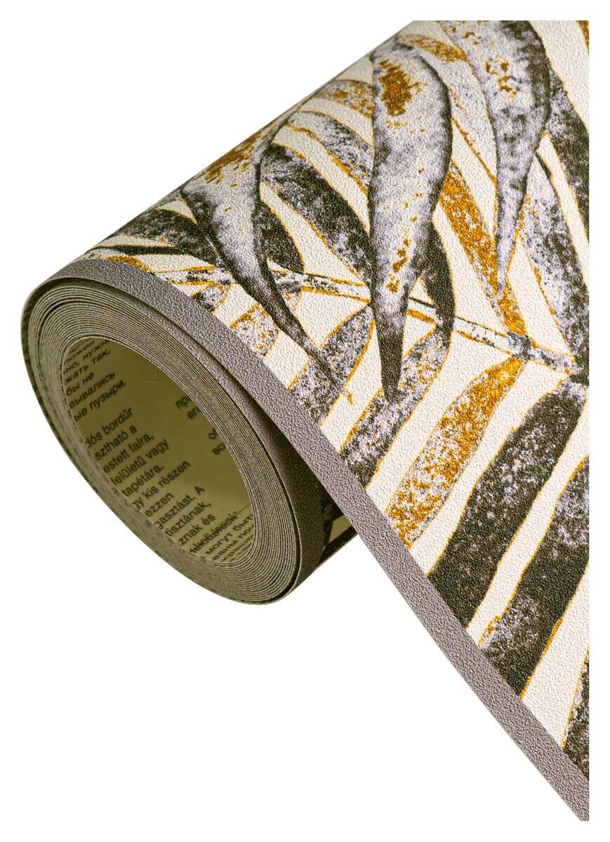 A.S.Creation Bordüre schwarz grau gelb B/H/D: ca. 17x500x6,8 cm