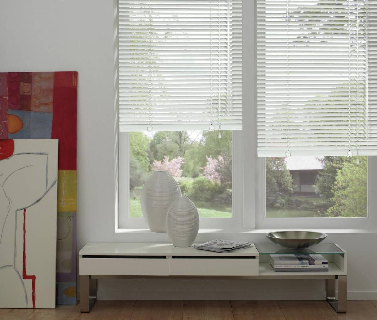 Alu-Jalousie weiß B/L: ca. 105x175 cm