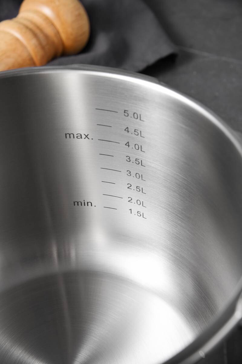 PYREX Schnellkochtopf Grace silber Edelstahl