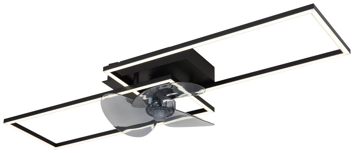 GLOBO Deckenventilator schwarz Opal B/H/T: ca. 30x15x90 cm max. 38 W