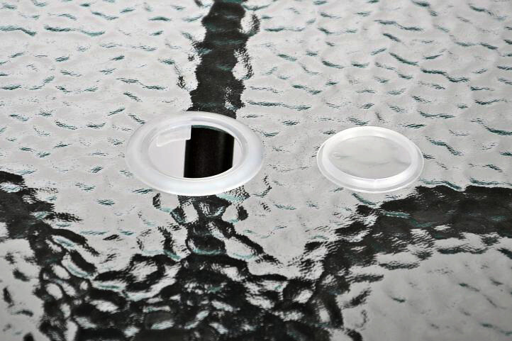 VCM Bistrotisch dunkelbraun Stahl H/D: ca. 72x60 cm