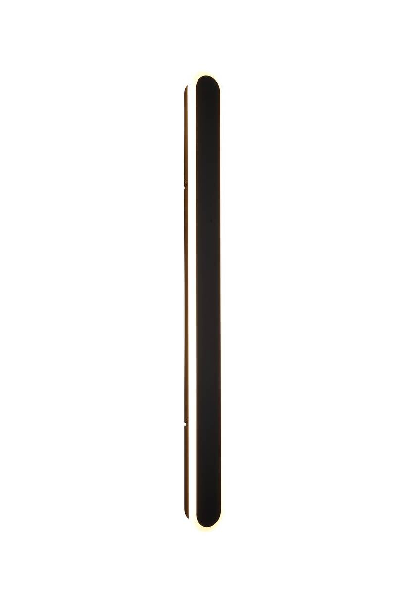LED-Außenwandleuchte sand schwarz B/H/T: ca. 8x90x5 cm