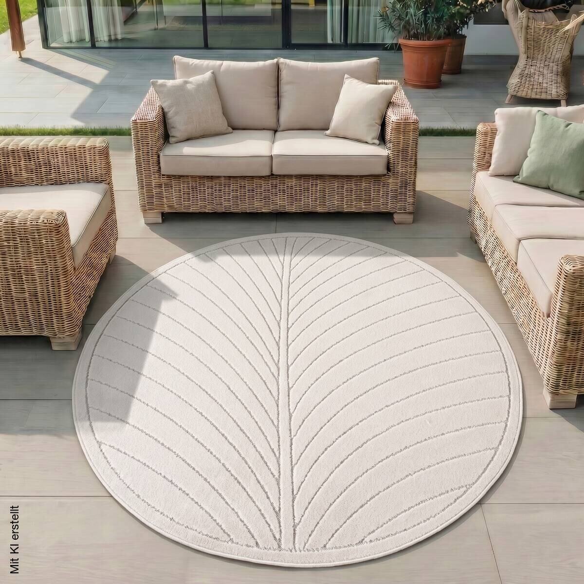 Ayyildiz Flachwebteppich NOVA creme D: ca. 160 cm