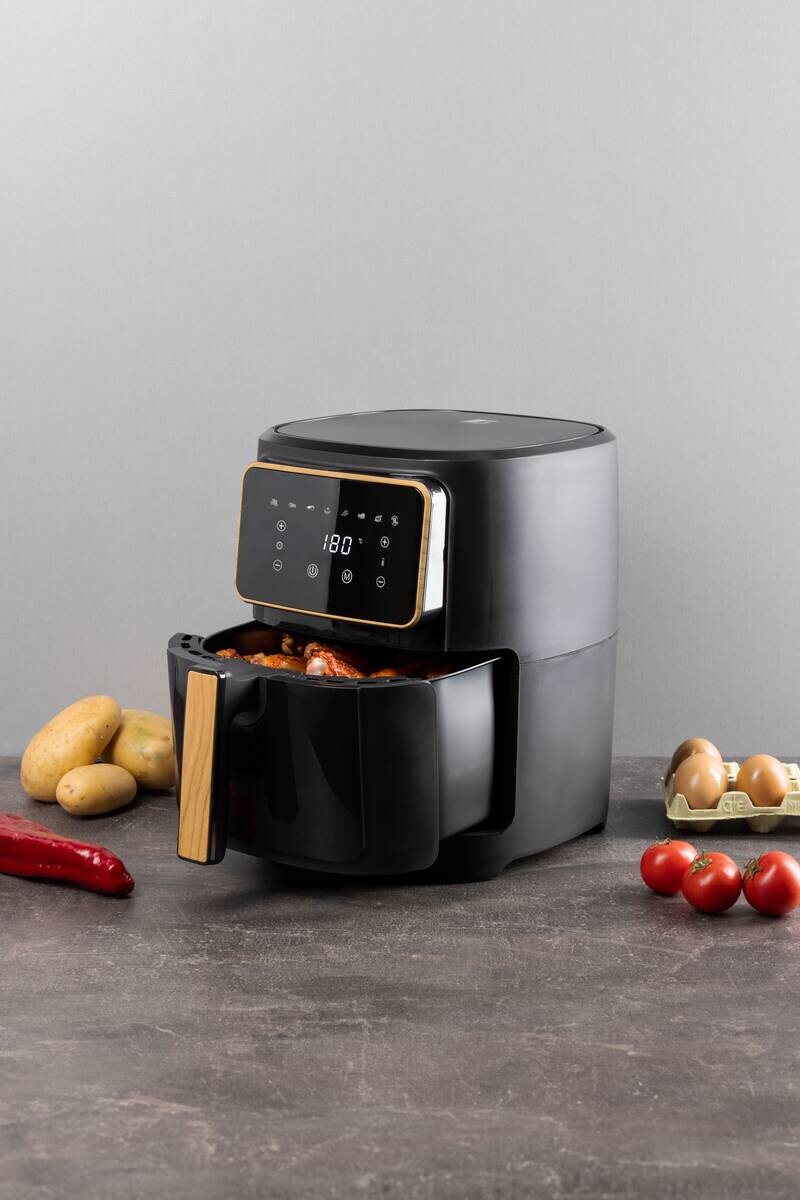 BERGNER Heißluftfritteuse BG-51201-GY