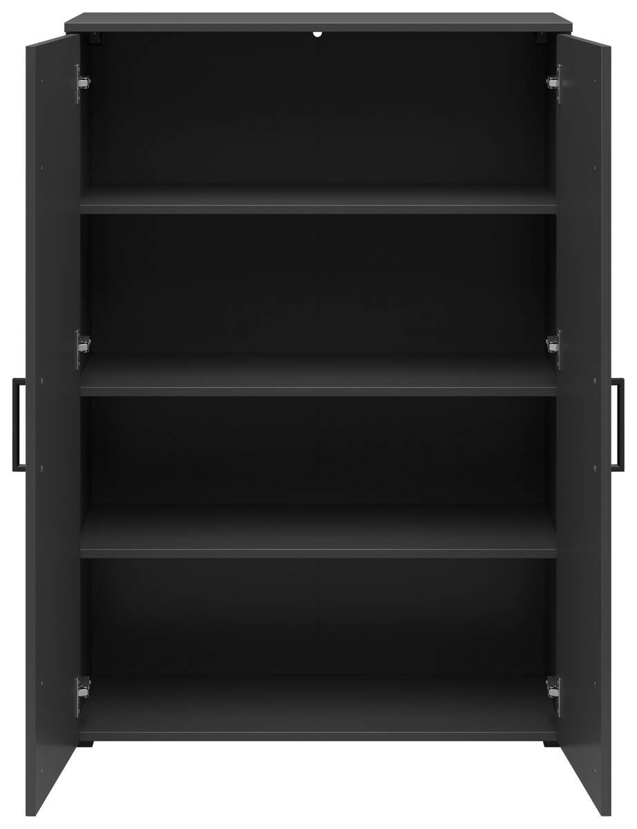 Kommode Multi-Stauraum Typ 31 anthrazit B/H/T: ca. 80x115x40 cm