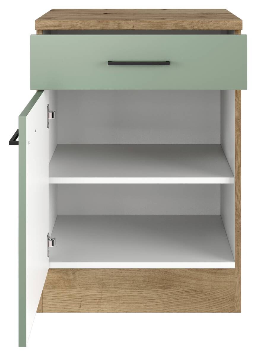 Flex-Well Unterschrank Cara grün B/H/T: ca. 60x85x60 cm