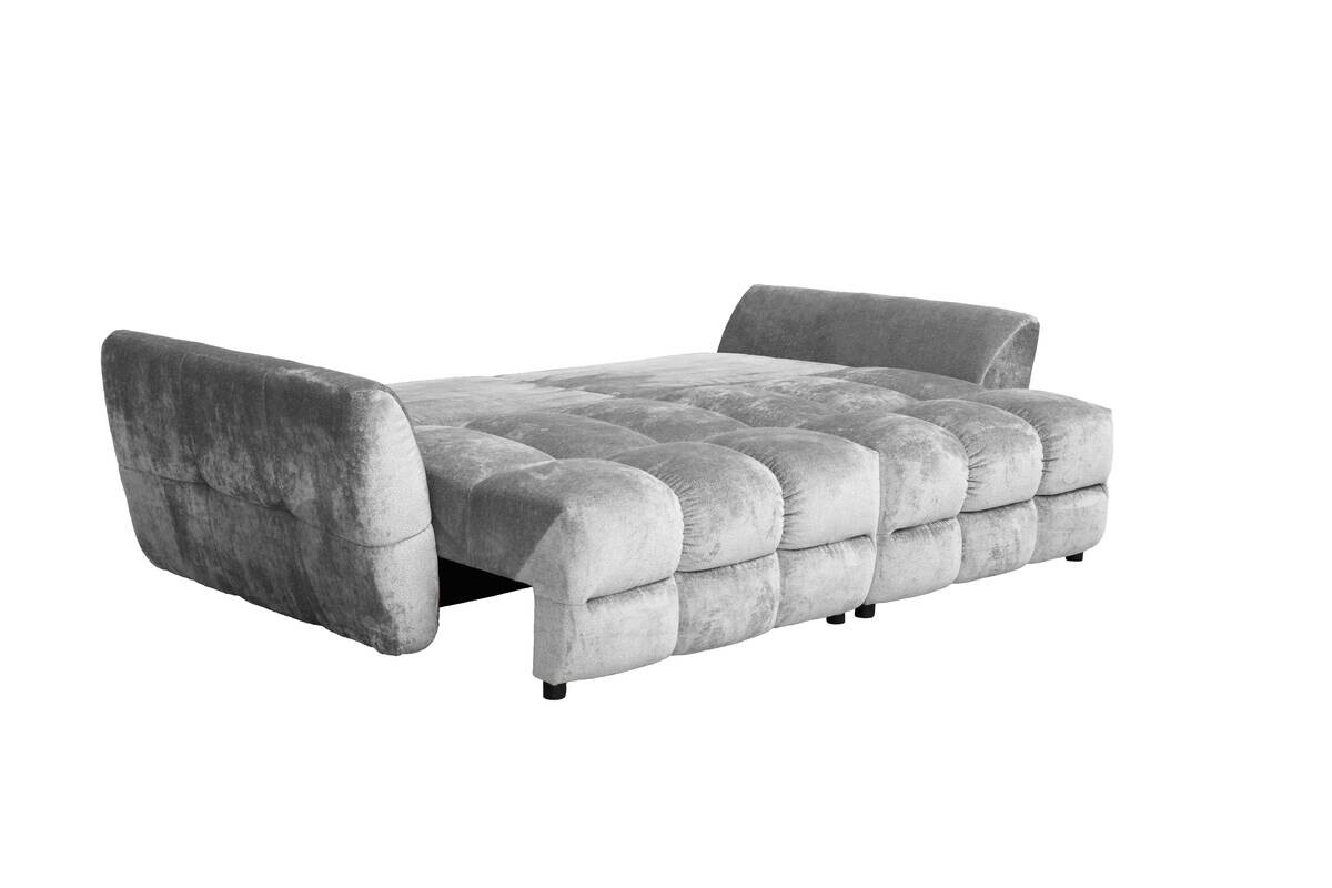 Big Sofa Moma hellgrau Microfaser B/H/T: ca. 250x97x120 cm