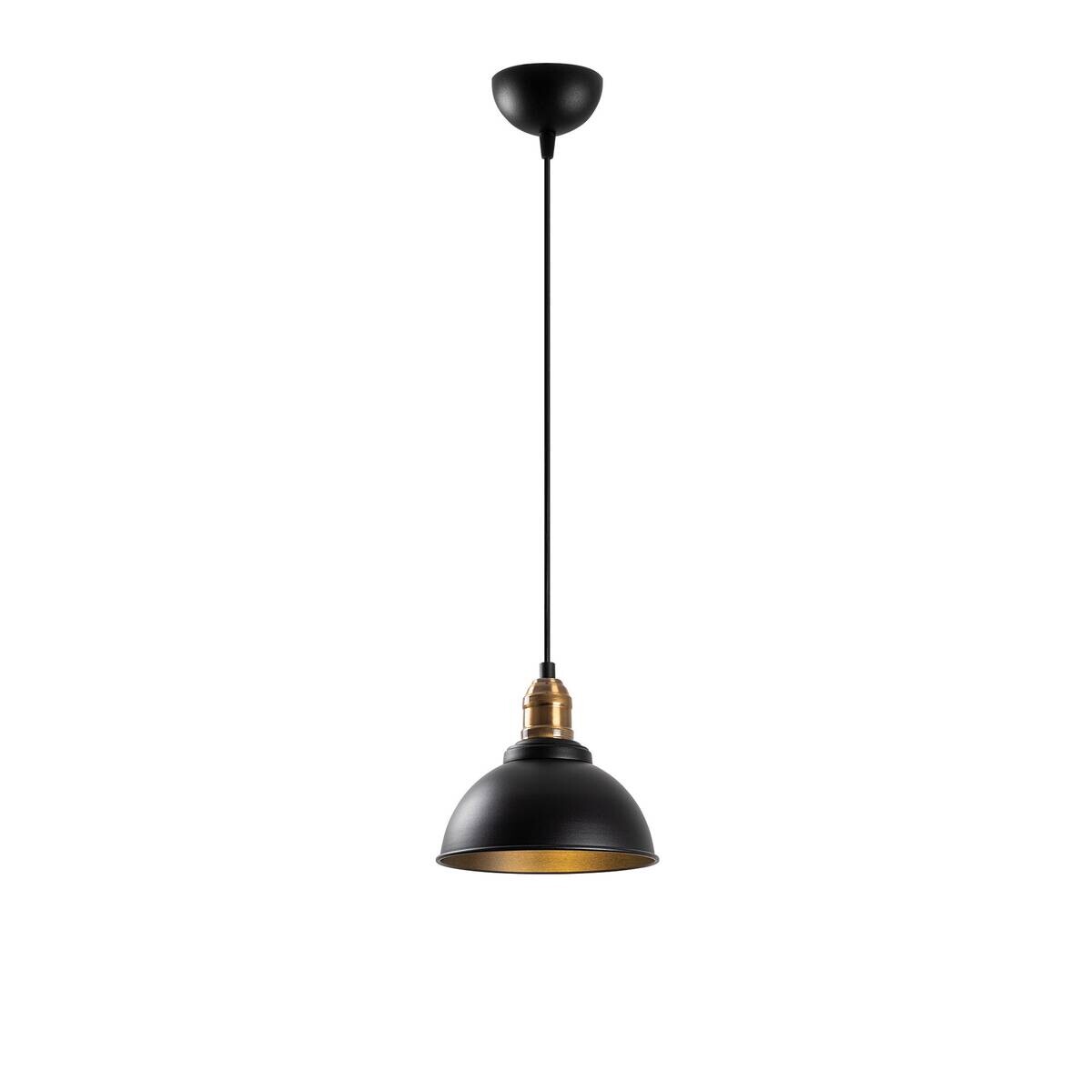 Opviq Pendelleuchte Varzan-10830 schwarz Metall B/H/T/L/D: ca. 21x116x21x21x21 cm E27 1 Brennstellen
