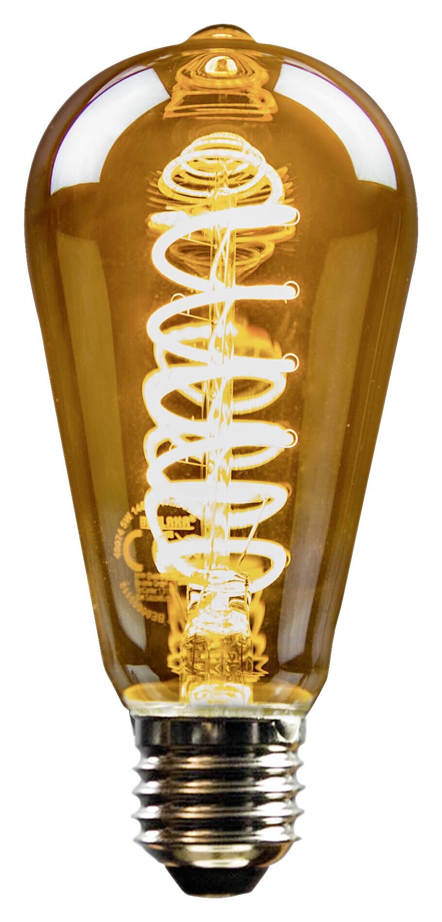 Blulaxa LED-Leuchtmittel Edison Filamentlampe Vintage 49074 E27