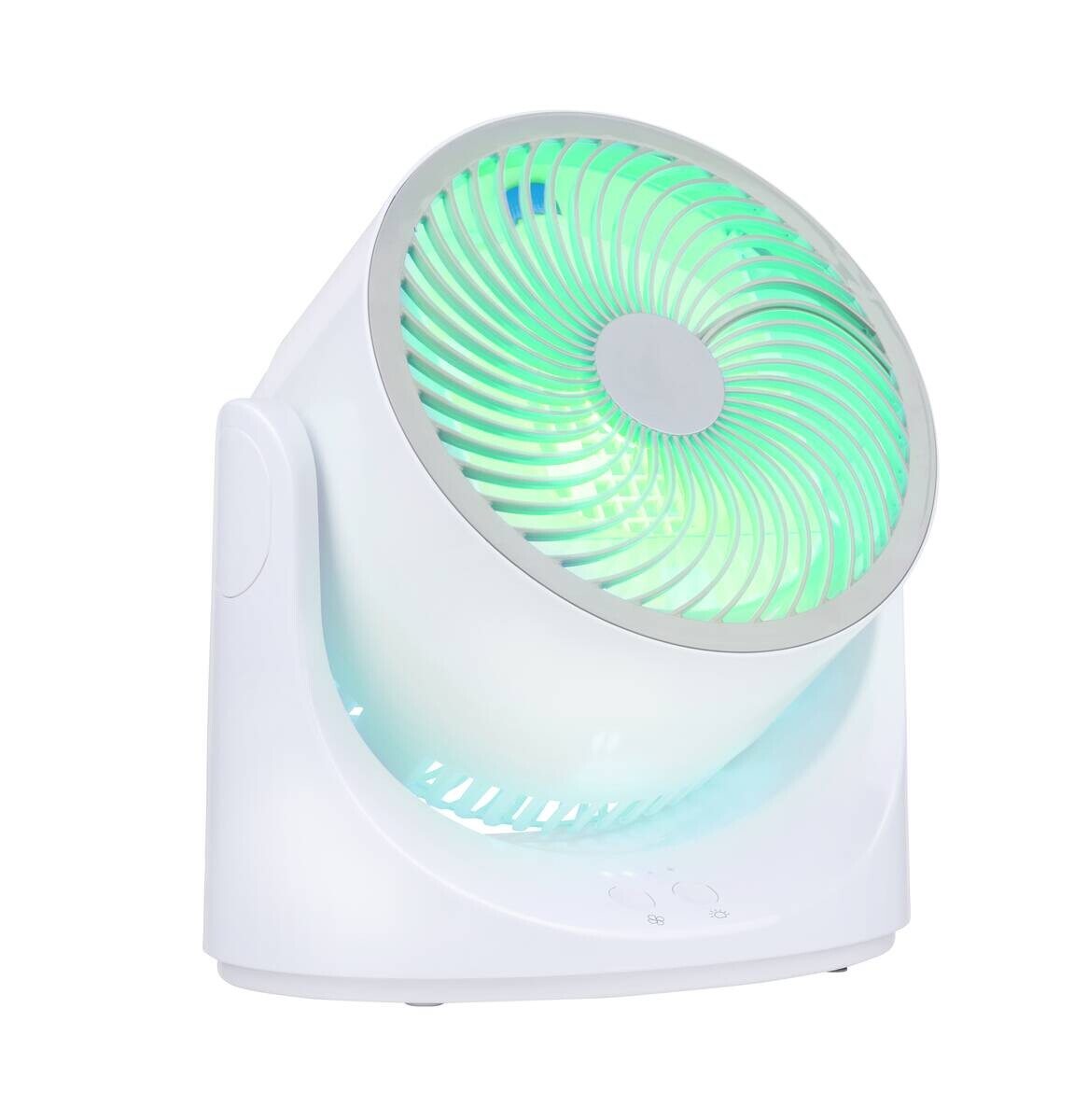 Tischventilator 871125243611 weiß Kunststoff B/H/L: ca. 12x19,5x24 cm