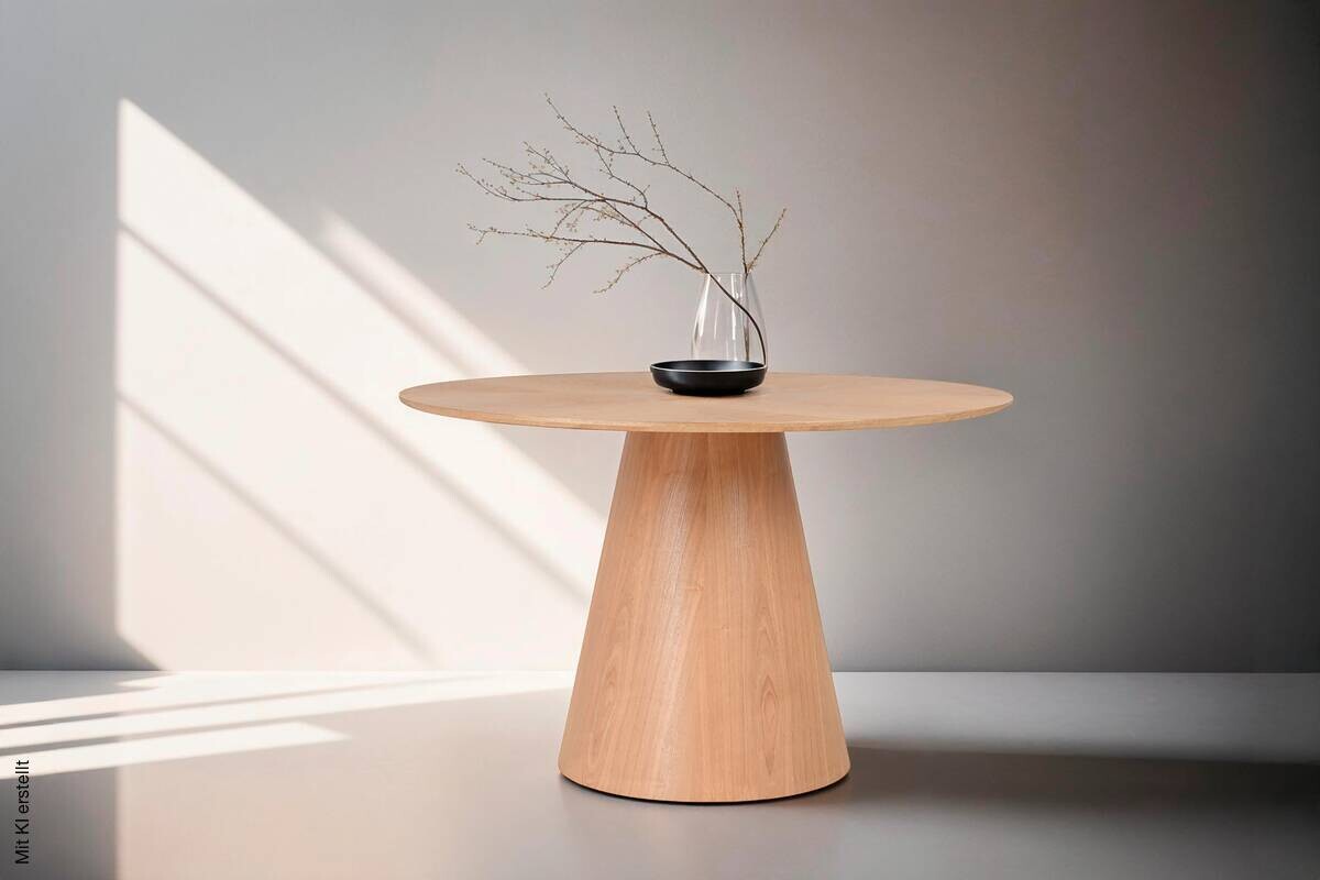Esstisch ROND H/D: ca. 75x120 cm