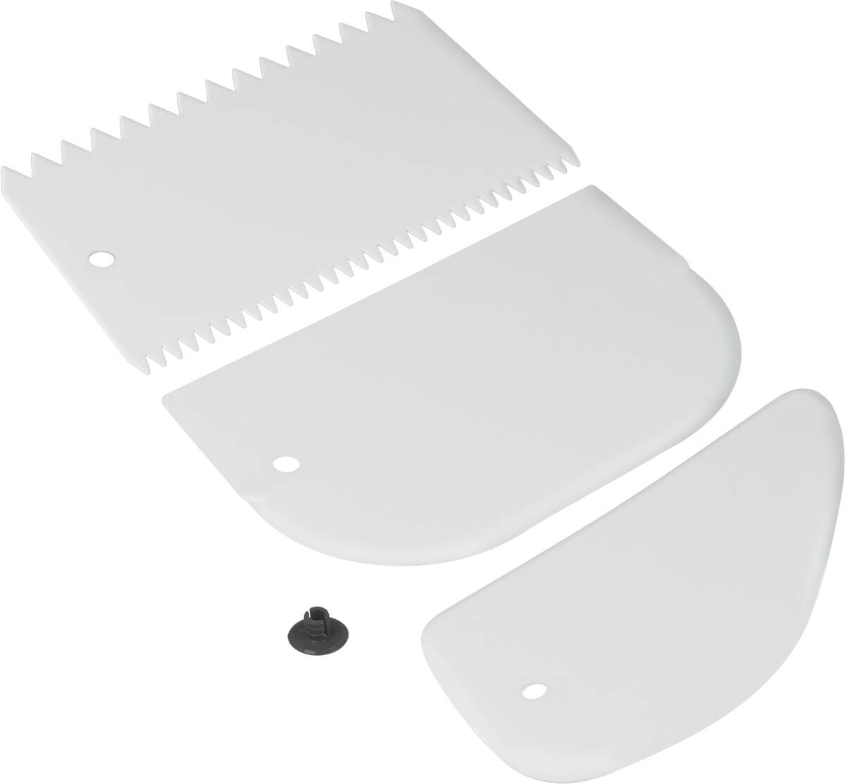 Haushaltshelfer weiß Kunststoff B/H/L: ca. 9,8x22,7x1,3 cm