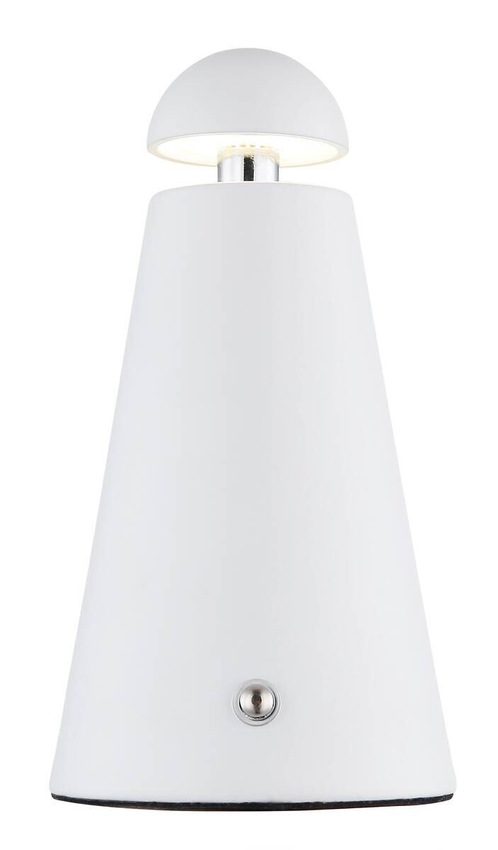 GLOBO LED-Tischleuchte weiß Metall H/D: ca. 16x9 cm 1 Brennstellen