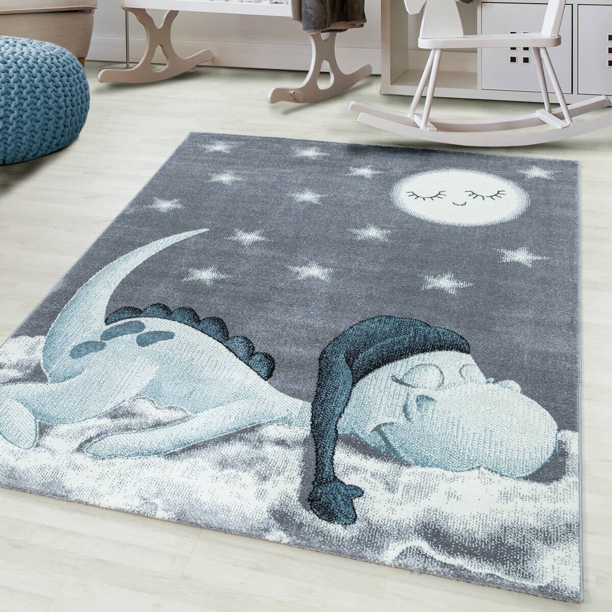 Ayyildiz Teppich BAMBI blau B/L: ca. 140x200 cm