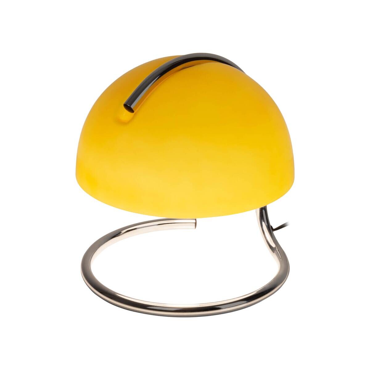 Näve Leuchten Tischleuchte gelb Metall Glas B/H/T/D: ca. 23,5x25x23,5x23,5 cm E27 1 Brennstellen