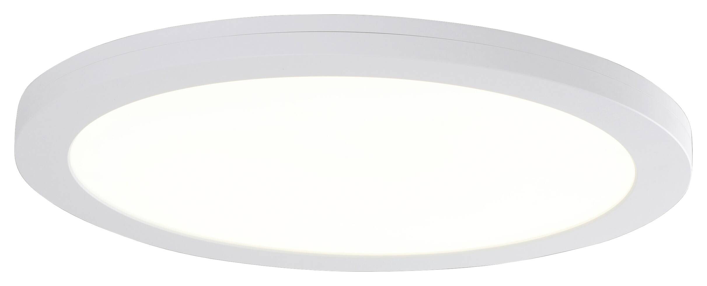 Näve Leuchten Deckenleuchte BONUS 1384623 weiß Kunststoff Aluminium H/D: ca. 1,5x29 cm