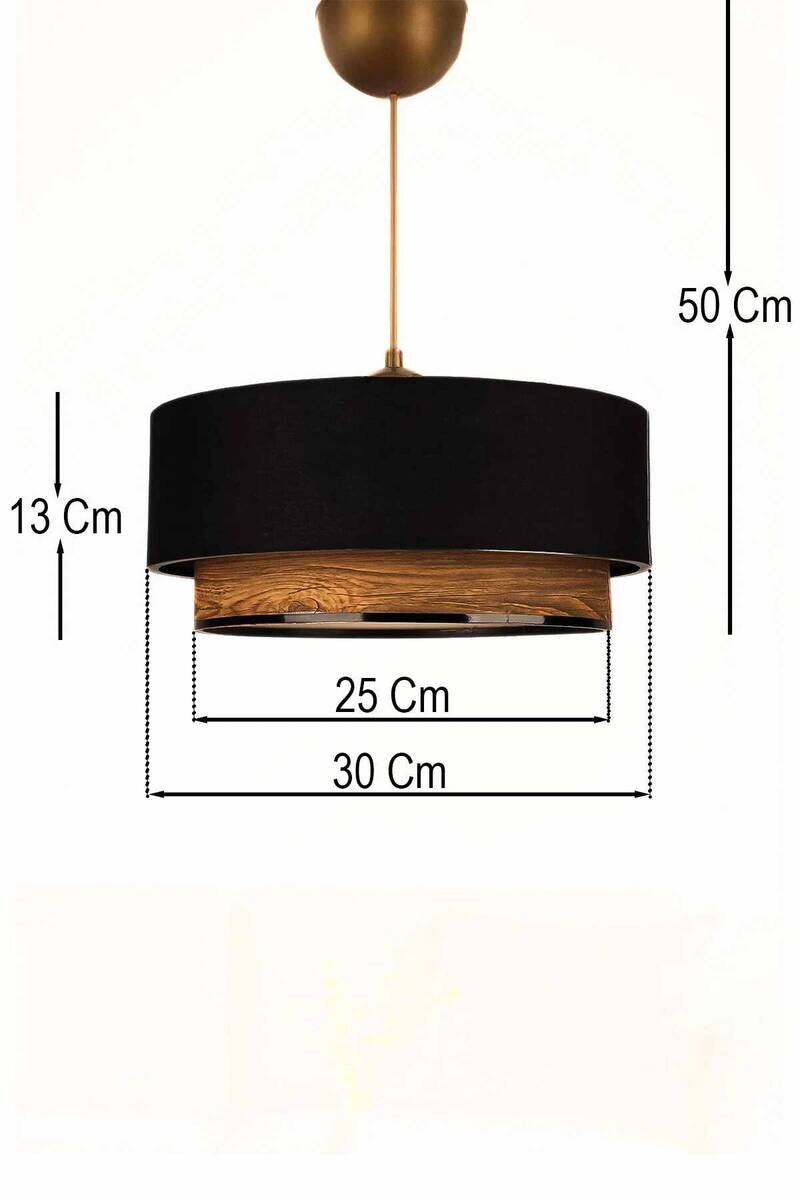 Pendelleuchte schwarz B/H/L/D: ca. 30x50x30x30 cm E27 1 Brennstellen