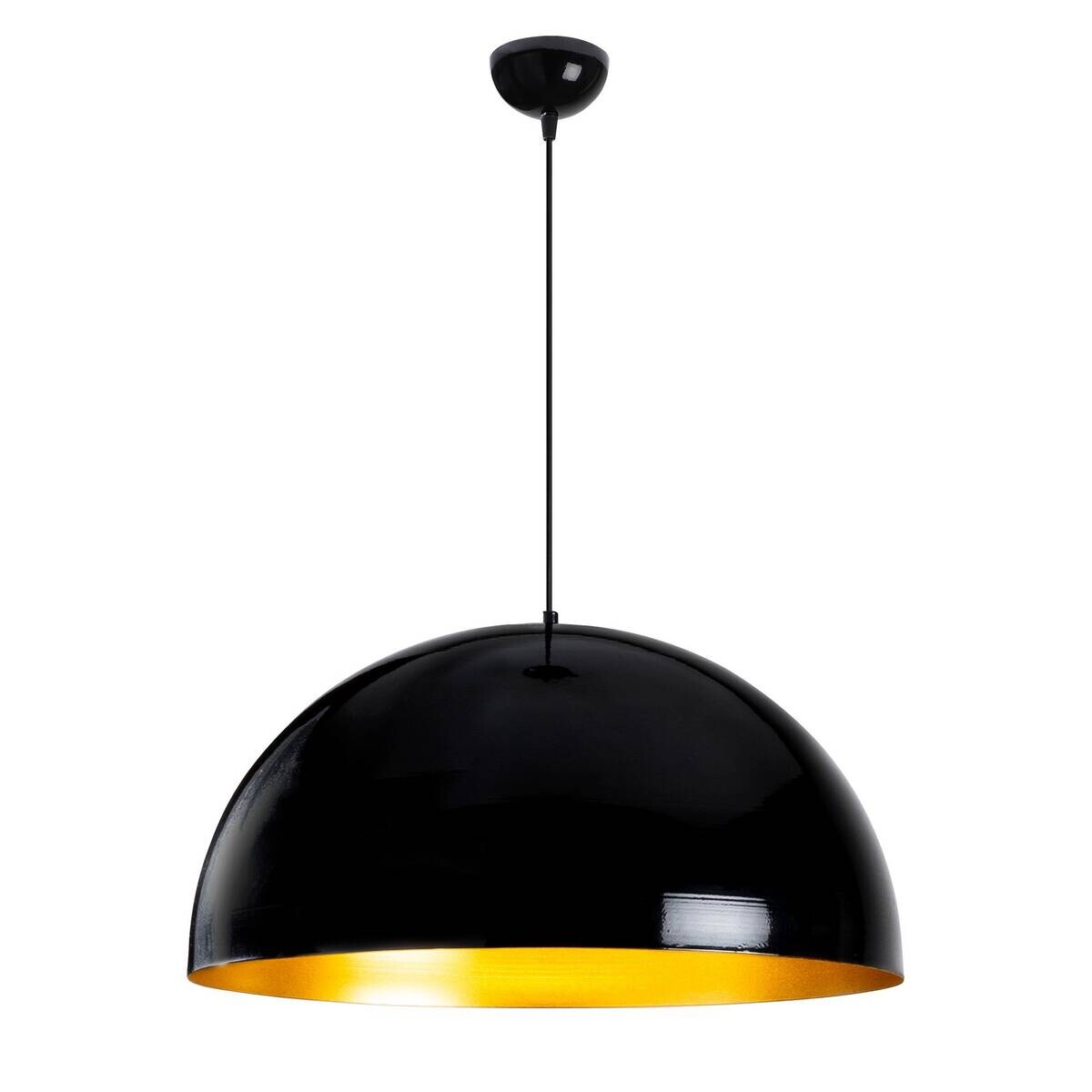 Opviq Pendelleuchte Berceste schwarz Metall B/H/T/L/D: ca. 60x126x60x60x60 cm E27 1 Brennstellen