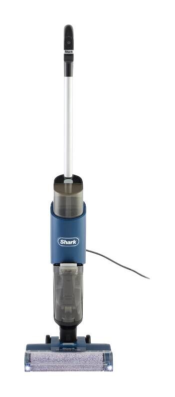 Shark Nass- und Trockensauger blau schwarz Kunststoff B/H/T: ca. 26x28x111 cm