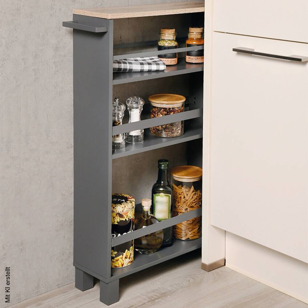 Kesper Nischenwagen natur Spanplatte B/H/T: ca. 50x79x15 cm