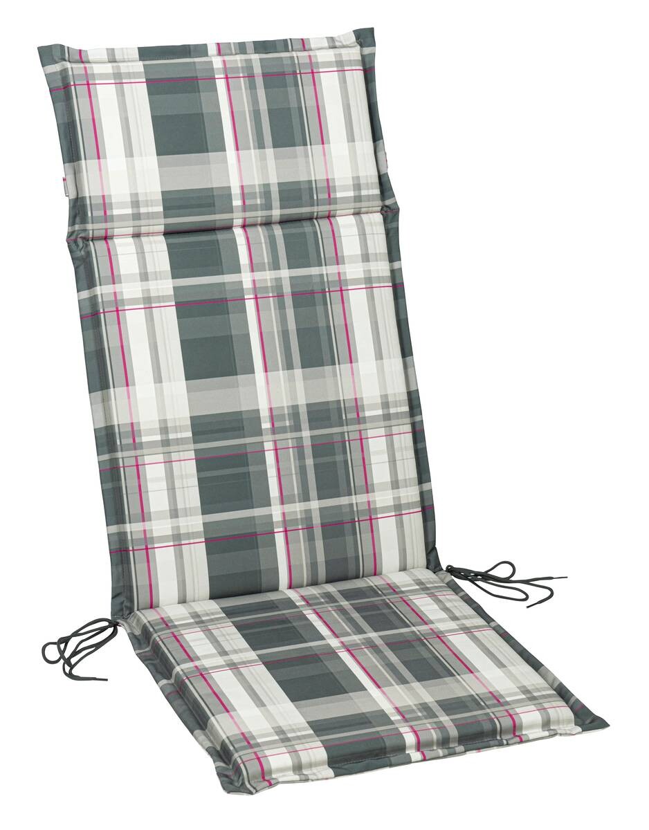 Auflage rosa Polyester B/H/L: ca. 47x4,5x121 cm