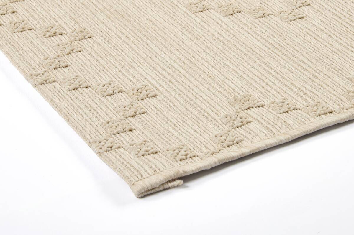 Flachwebteppich Jersey Home creme B/L: ca. 190x290 cm