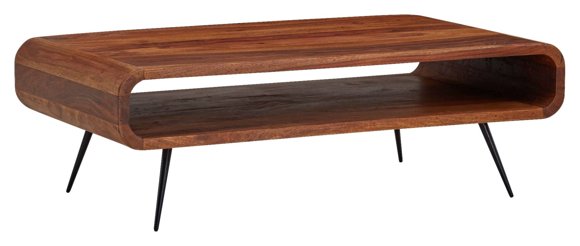 Wohnling Couchtisch braun B/H/T: ca. 55x30x90 cm