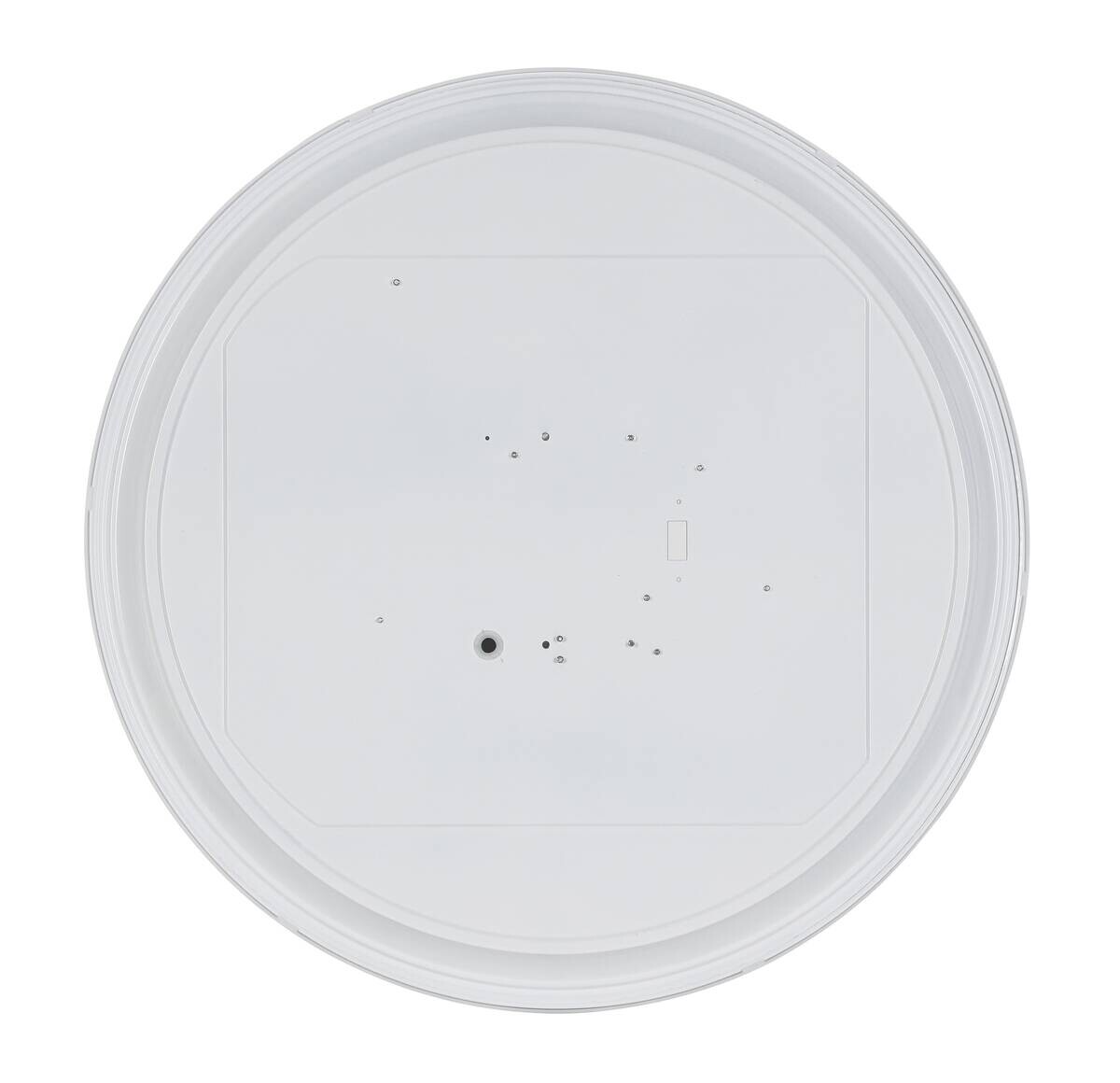 Nolo LED-Deckenleuchte Disc silber Kunststoff B/H/T: ca. 46x46x5 cm