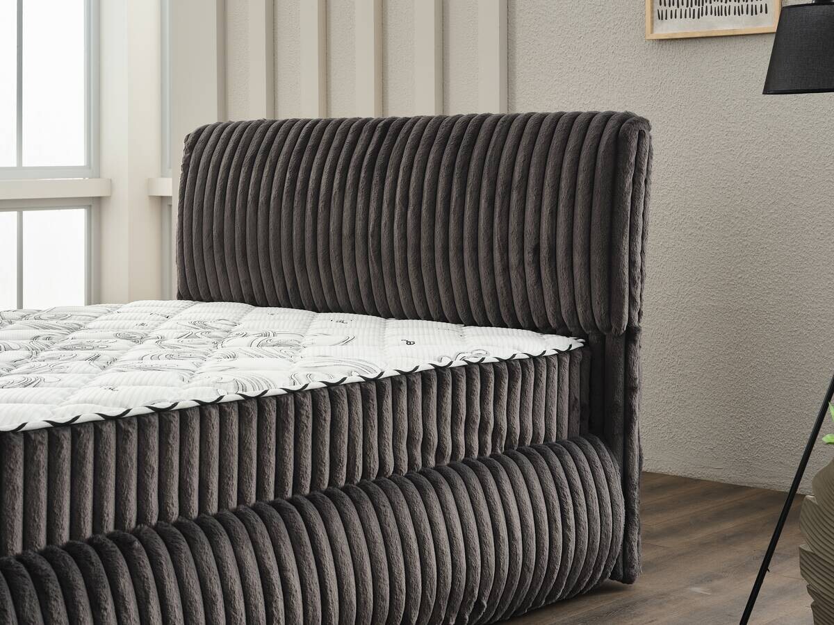 Polsterbett Dolores anthrazit Liegefläche B/L: ca. 160x200 cm