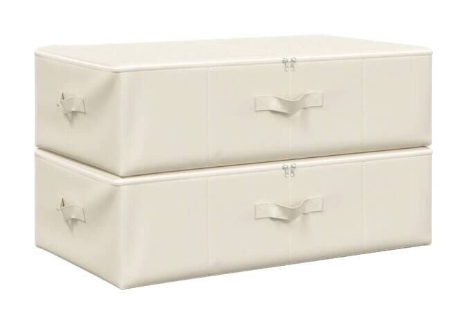 vidaXL Aufbewahrungsbox creme