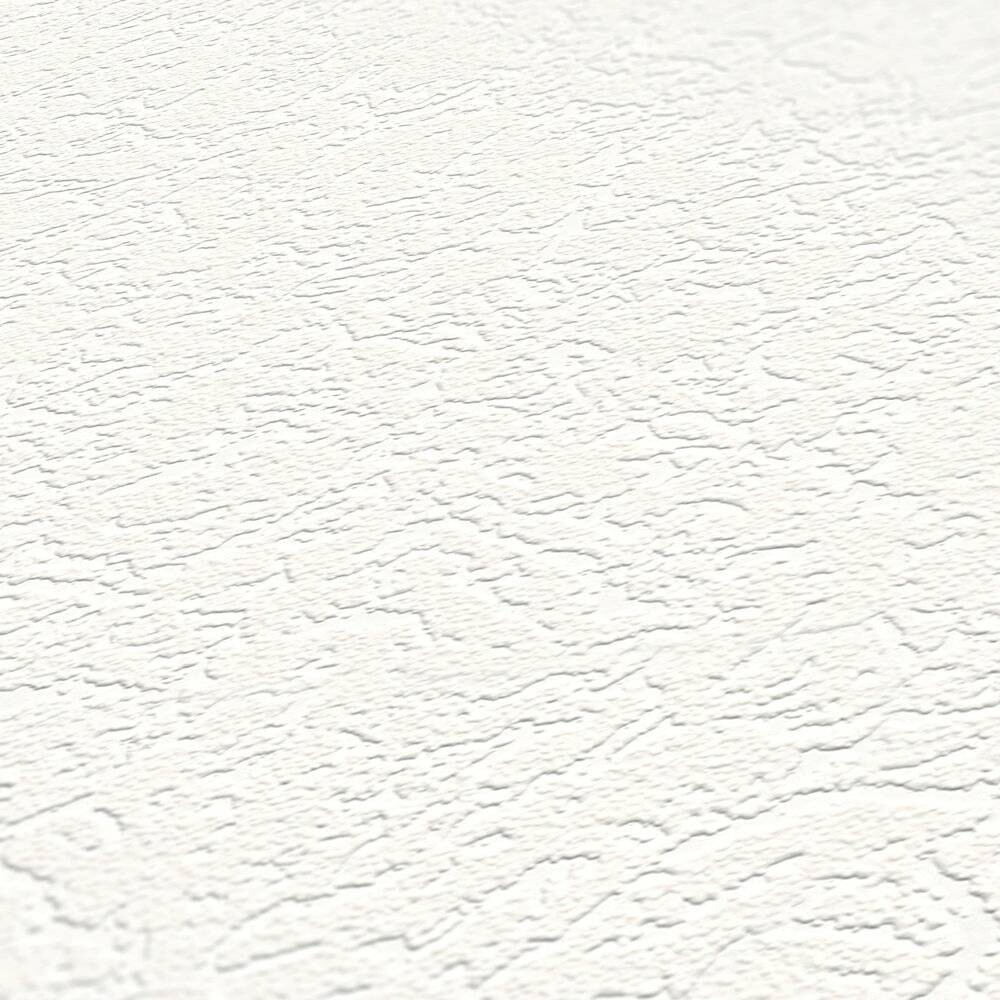 Vliestapete Putzoptik weiß B/L: ca. 53x1005 cm