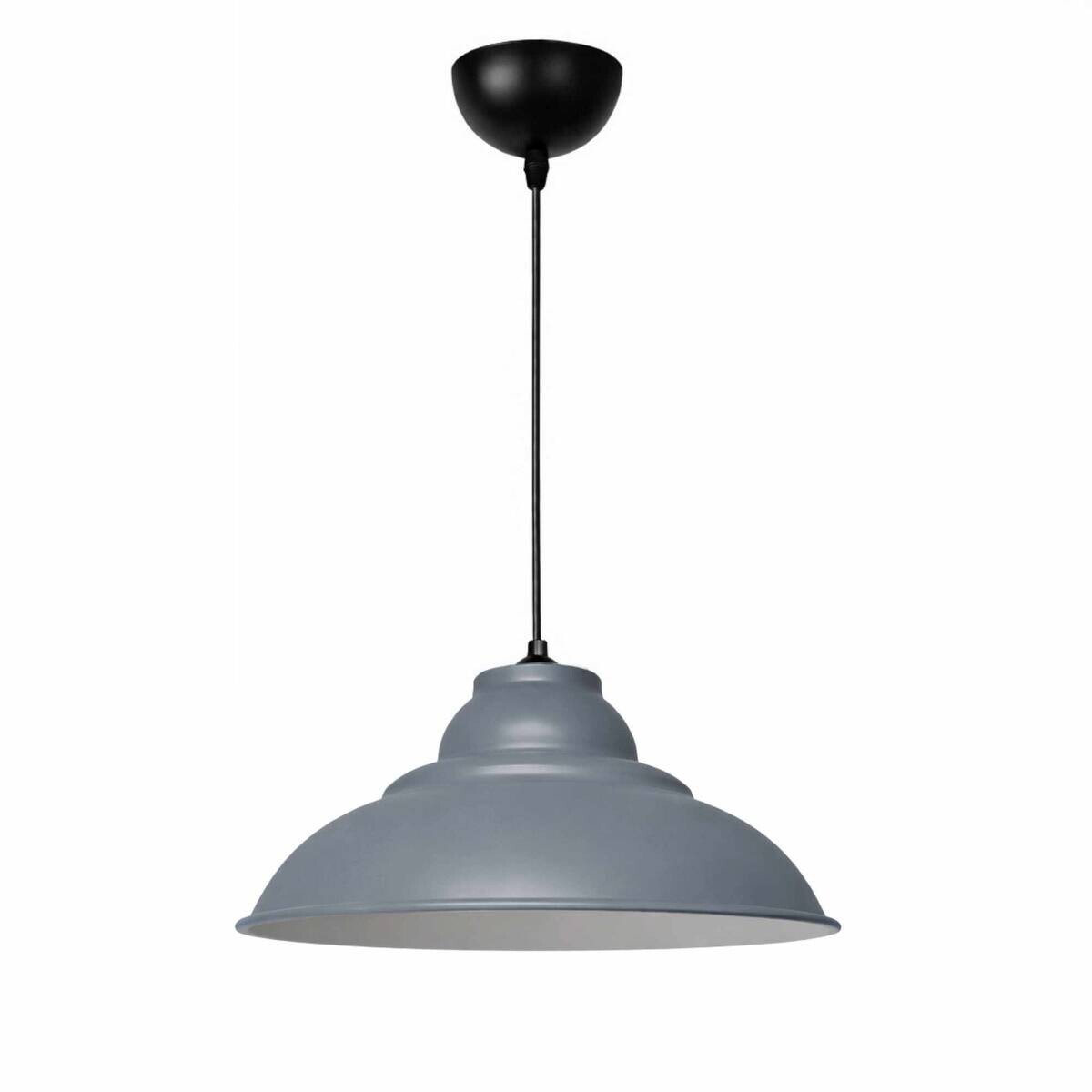 Opviq Pendelleuchte grau B/H/T: ca. 31x100x31 cm E27 1 Brennstellen