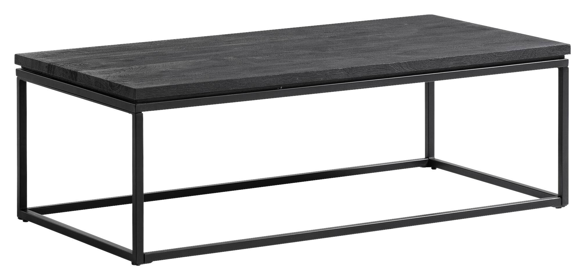 Wohnling Couchtisch schwarz Mango B/H/T: ca. 120x40x60 cm