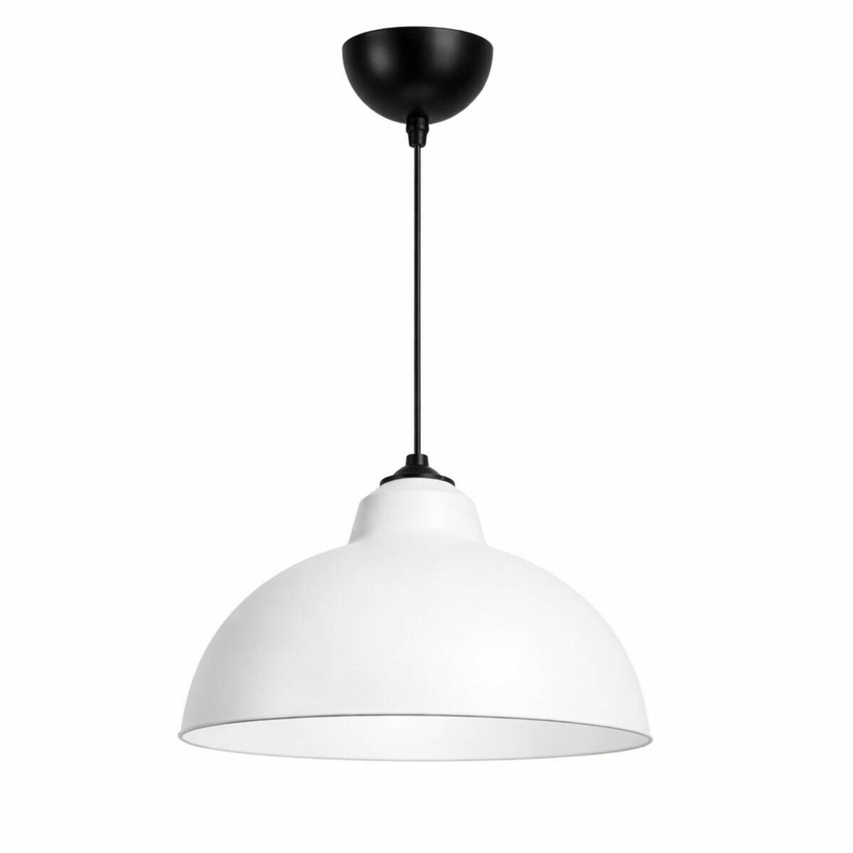 Opviq Pendelleuchte weiß B/H/T: ca. 35x100x35 cm E27 1 Brennstellen