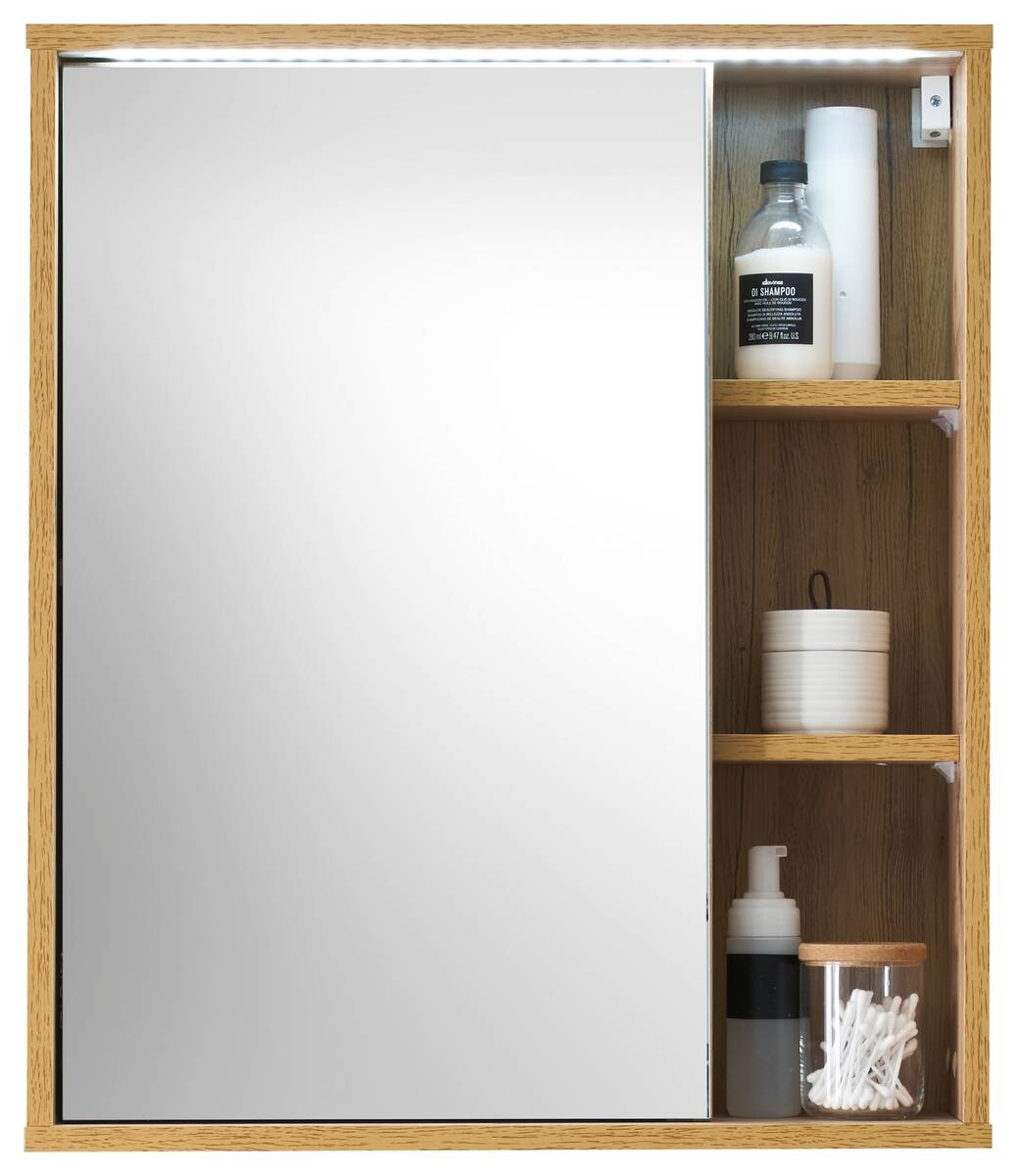 Spiegelschrank Greece Wildeiche Nachbildung B/H/T: ca. 60x70x20 cm