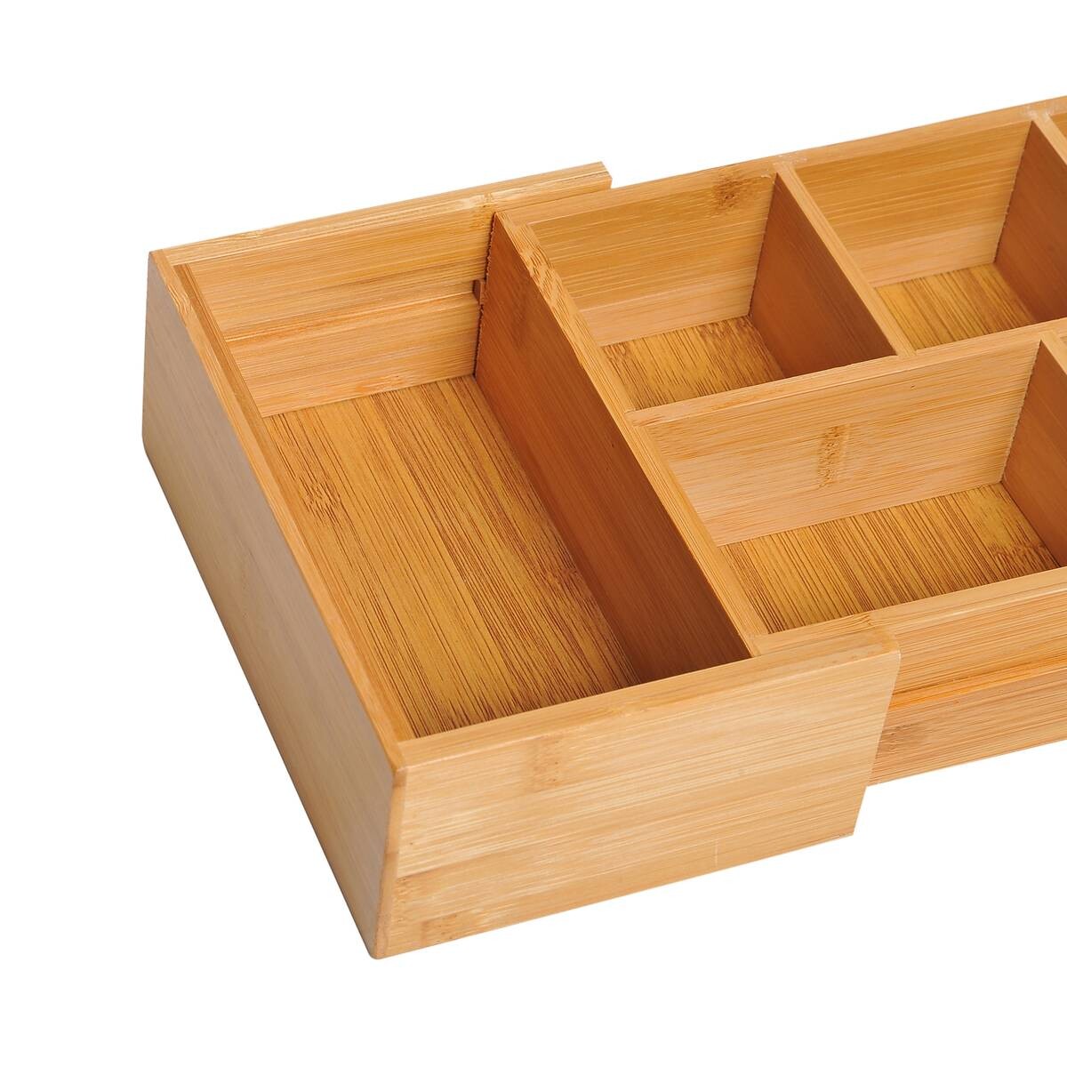 Aufbewahrungsbox 833-470 natur Bambus B/H/T: ca. 24,6x17,6x7 cm
