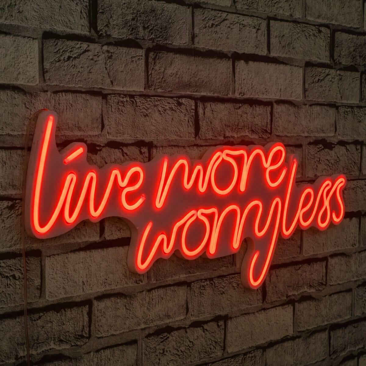 Opviq LED-Wandleuchte rot PVC B/H/T/L: ca. 67x36x2x67 cm