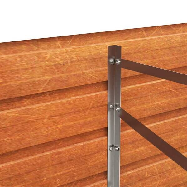 Hochbeet braun Stahl B/H/L: ca. 45x320x80 cm