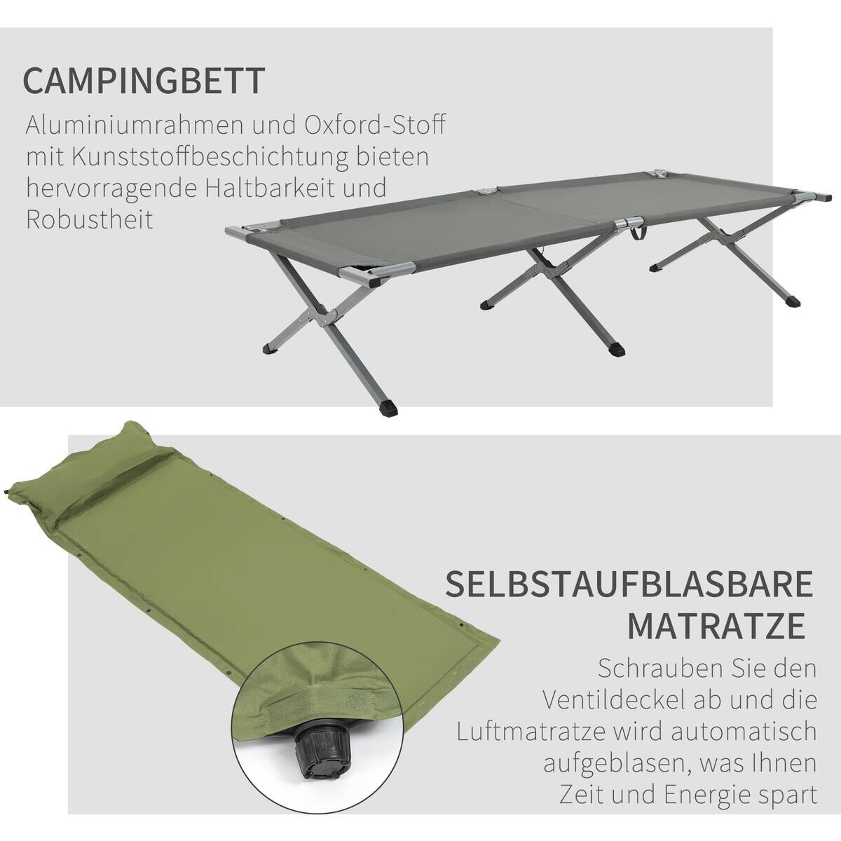Outsunny Campingartikel B/H/L: ca. 86x200x147 cm