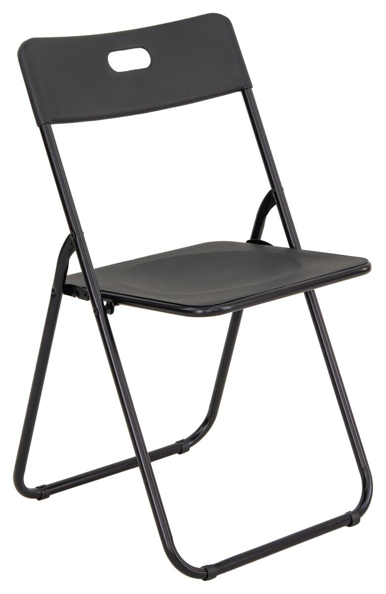 Klappstuhl Viva schwarz Kunststoff B/H/T: ca. 48,5x80x46 cm