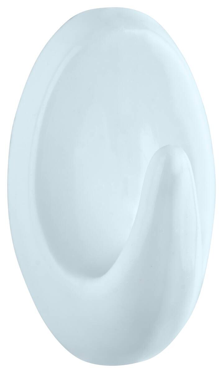 Klebehaken weiß Kunststoff