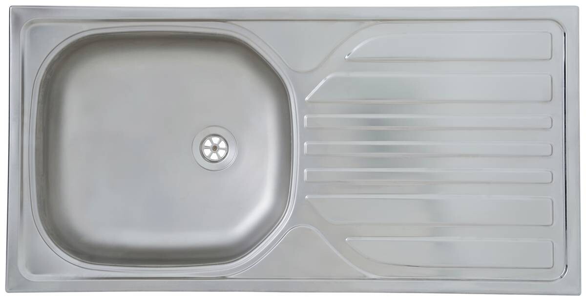 Respekta Einbauspüle Buffalo Edelstahl B/H: ca. 86x43,5 cm