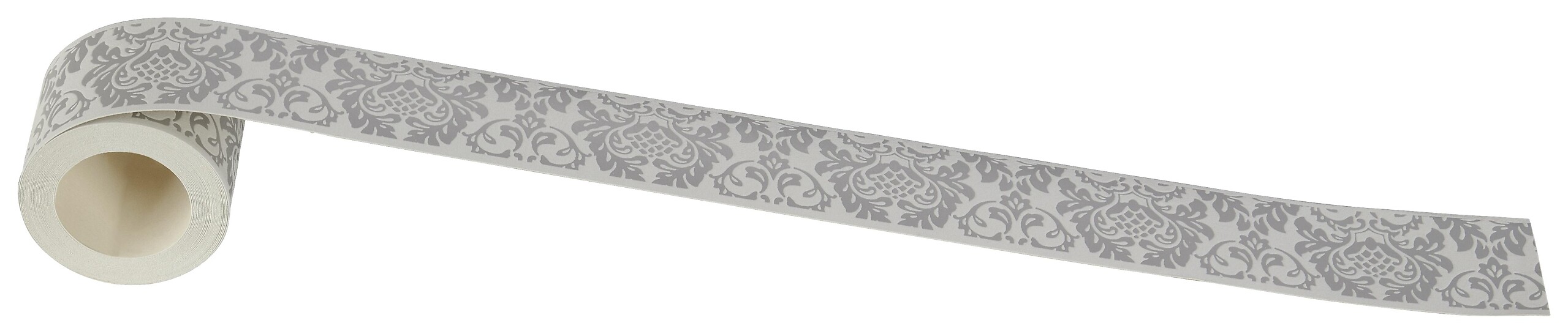 Borte Ornament grau B/L: ca. 5x500 cm