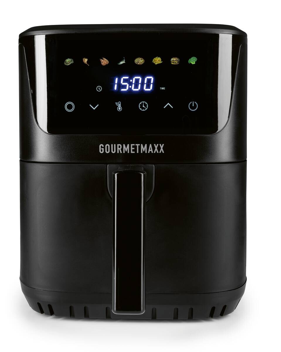 GOURMETmaxx Heißluftfritteuse schwarz Kunststoff B/H/L: ca. 39,1x33,5x28,6 cm ca. 6,5 l