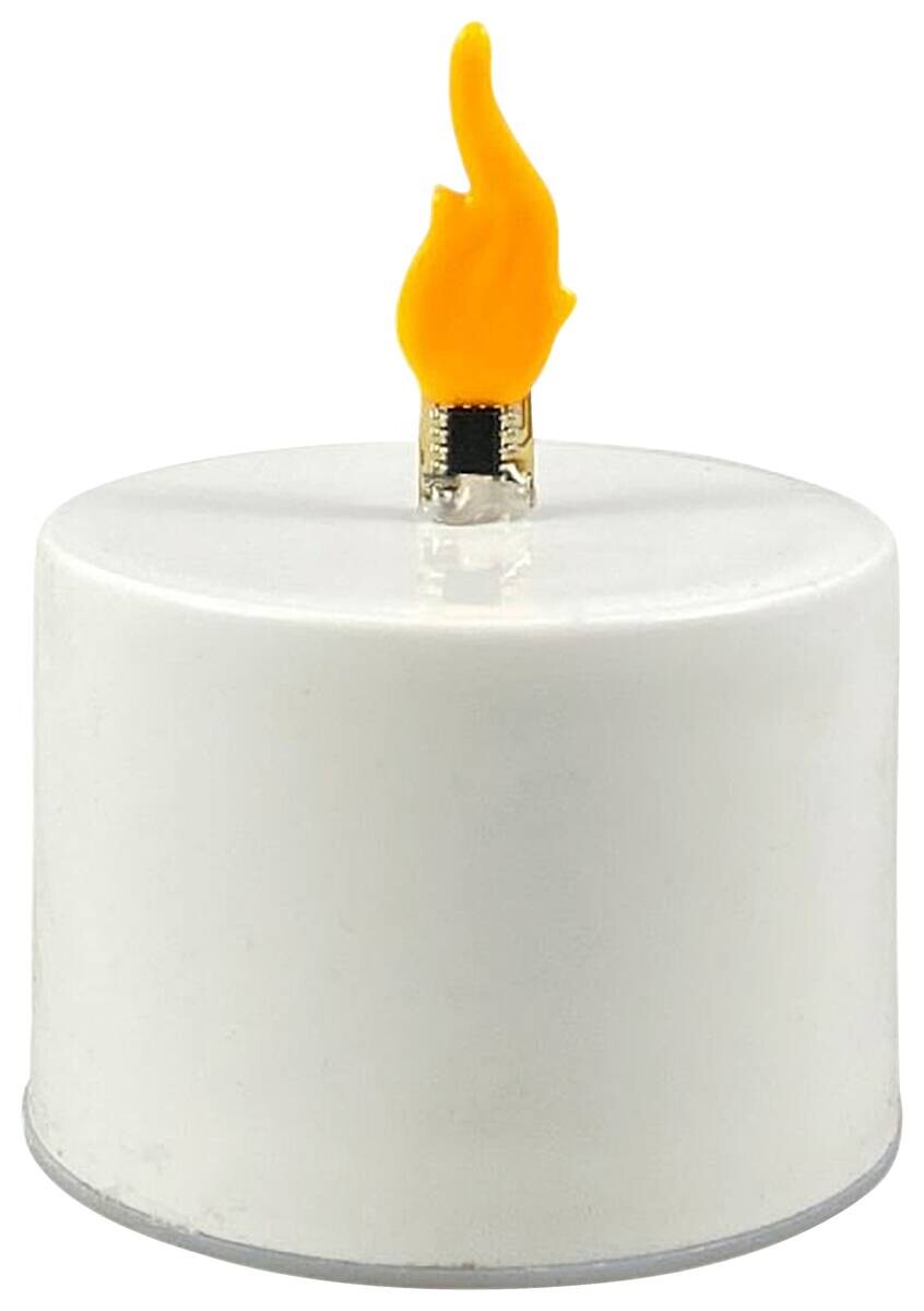 Concord LED-Teelicht weiß B/H/L: ca. 6,5x8x6,5 cm