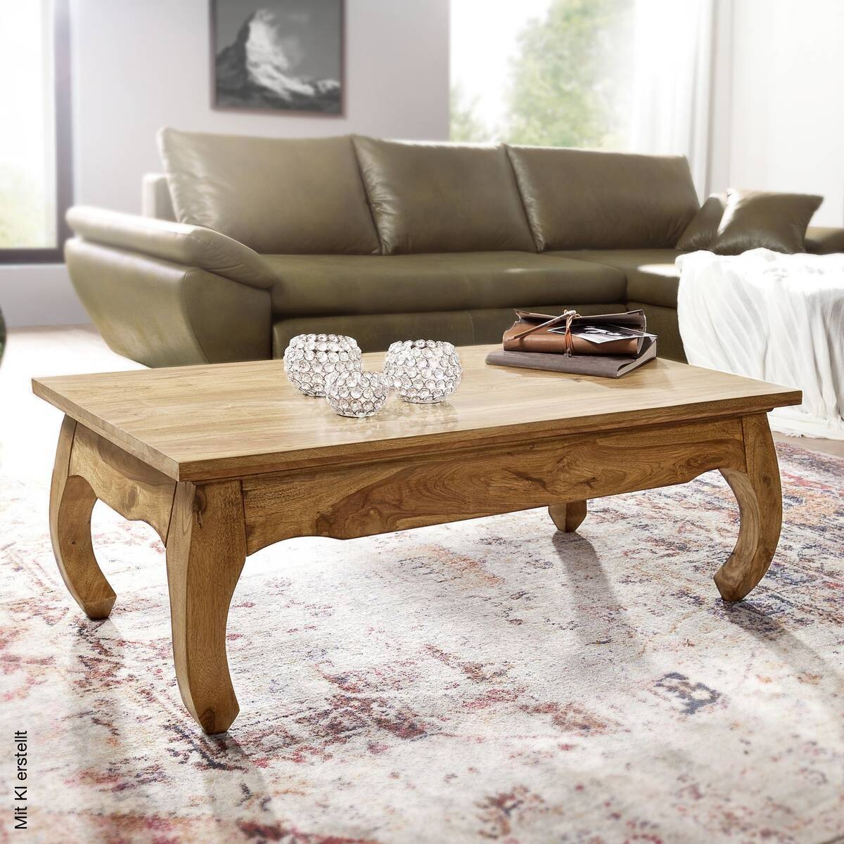 Couchtisch braun B/H/T: ca. 110x40x60 cm