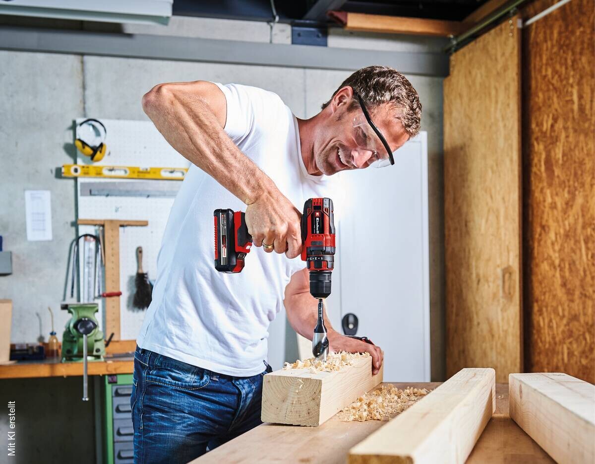 Einhell Classic Akku-Bohrschrauber TC-CD 18/35 Li-Solo ca. 18 V