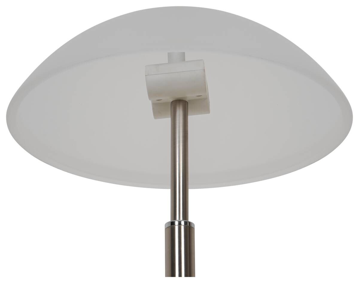 POCOline Tischleuchte Jovan Chrom Glas Metall H/D: ca. 43x29 cm E14 1 Brennstellen