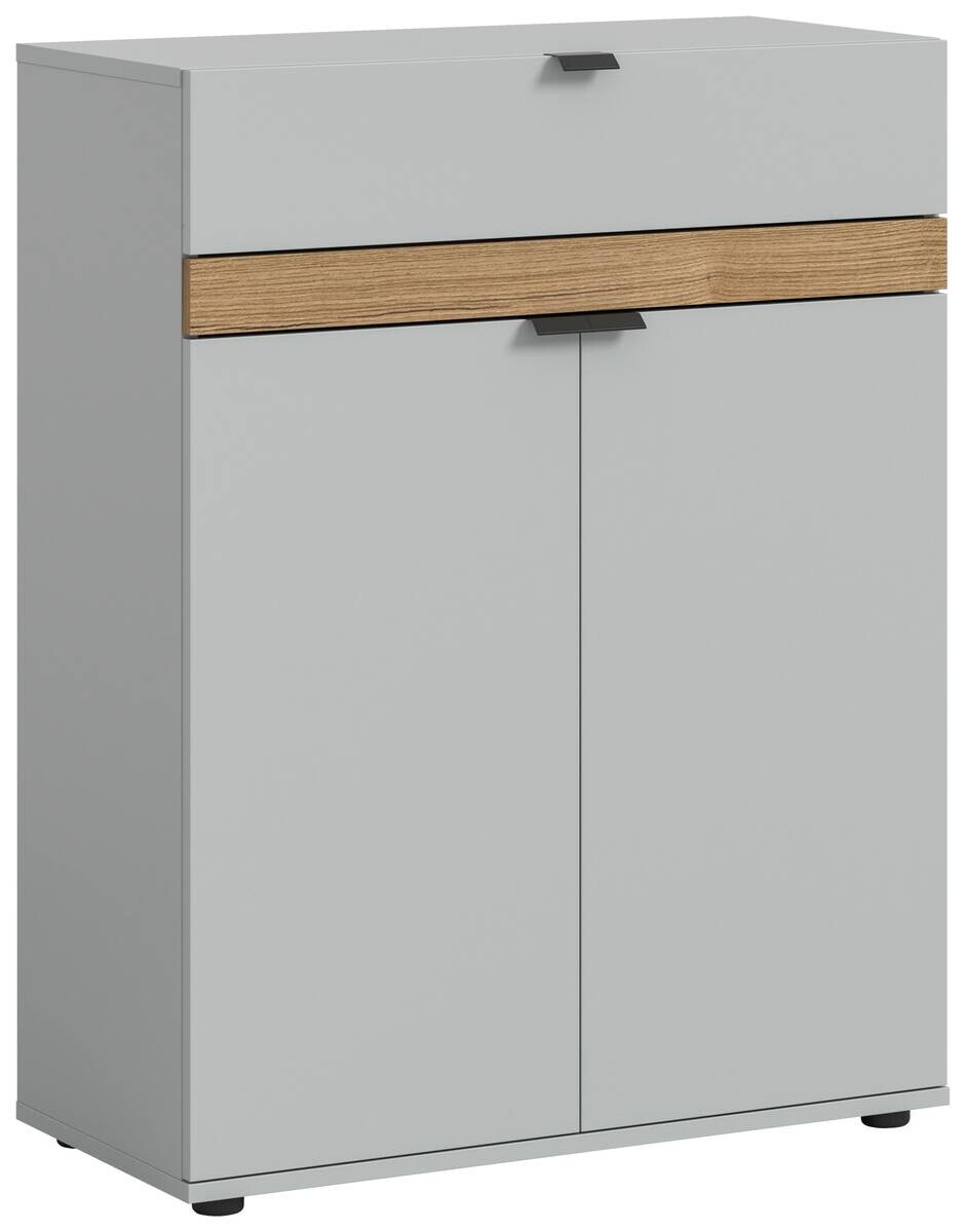 Schuhkommode Naro weiß Evoke Oak Nachbildung B/H/T: ca. 75x98x37 cm