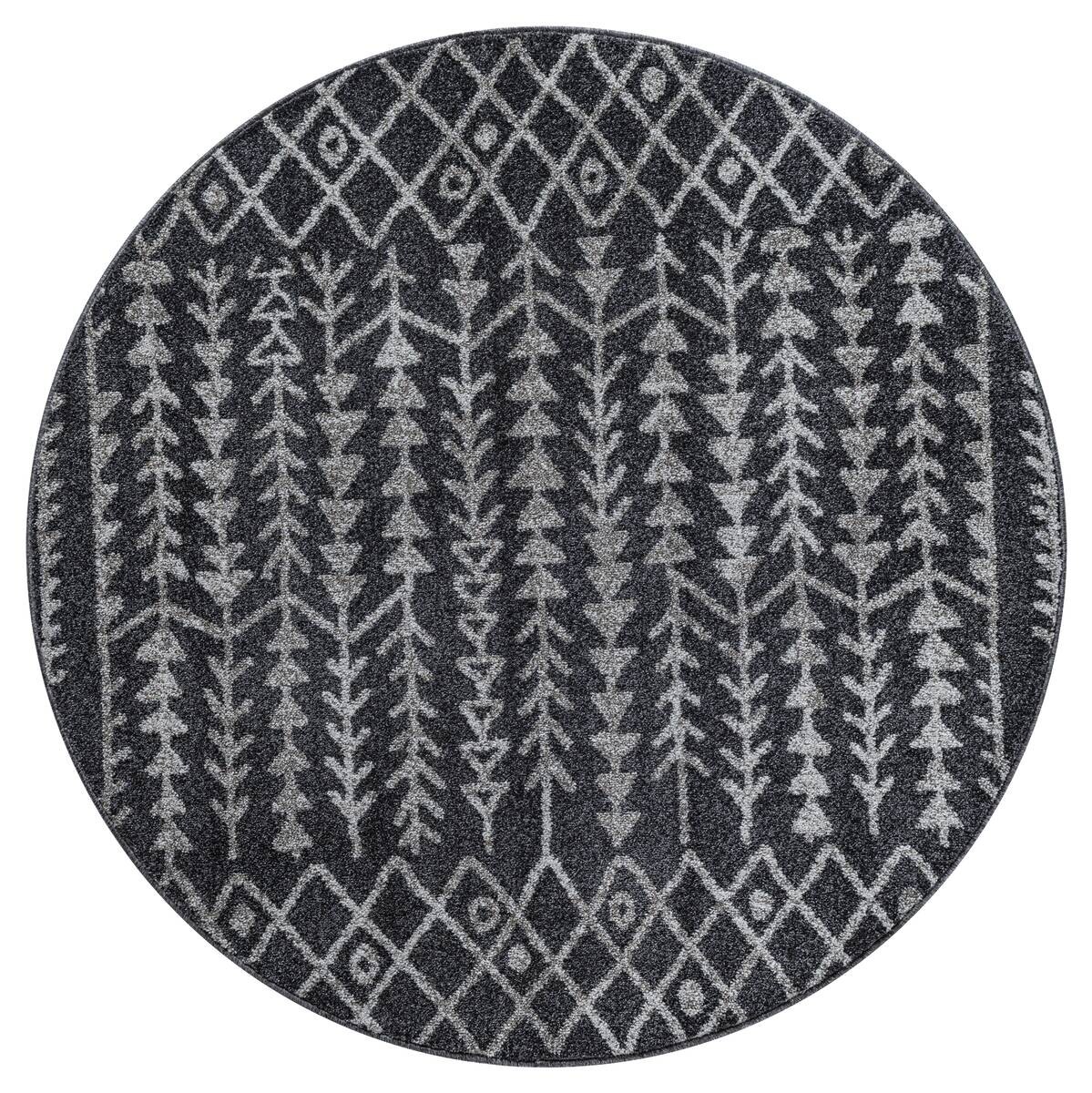 Sanat Teppich schwarz D: ca. 150 cm